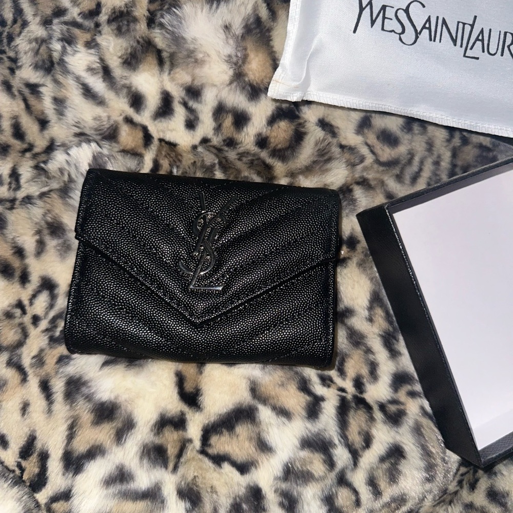 YSL Black Wallet